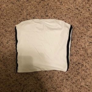 BRANDY MELVILLE BLACK STRIPE TUBE TOP